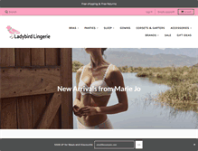 Tablet Screenshot of ladybirdlingerie.com